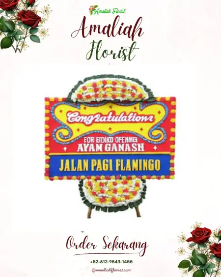Sewa Papan Bunga Serut
